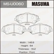 ������� ��������� �������� JEEP Liberty Wrangler Masuma MS-U0060 MSU0060 ����