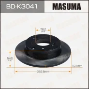 ���� ��������� 2�� Hyundai Sonata V Masuma BD-K3041 BDK3041 ����