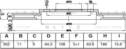 ���� ��������� LAND Rover Freelander 2 Blitz BS0553 BS0553 ����
