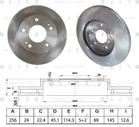 ���� ��������� Mitsubishi Eclipse I II Blitz BS0590 BS0590 ����