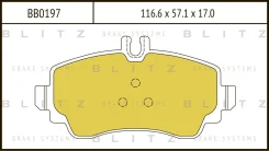 ������� ��������� �������� Mercedes-BENZ A-Class Blitz BB0197 BB0197 ����