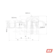 ���� �������� UNIO CVJ-20142 CVJ20142 ����