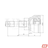 ���� �������� UNIO CVJ-20018 CVJ20018 ����