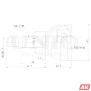 ���� �������� UNIO CVJ-20245 CVJ20245 ����