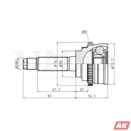���� �������� UNIO CVJ-20059 CVJ20059 ����
