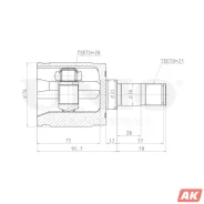 ���� ���������� UNIO CVJ-30135 CVJ30135 ����