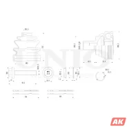 ���� �������� UNIO CVJ-20001 CVJ20001 ����