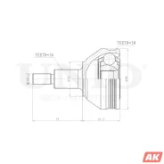 ���� �������� UNIO CVJ-20017 CVJ20017 ����
