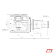 ���� ���������� UNIO CVJ-30105 CVJ30105 ����