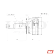 ���� �������� UNIO CVJ-20324 CVJ20324 ����