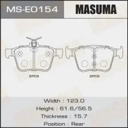 ������� ��������� �������� AUDI A3 Masuma MS-E0154 MSE0154 ����