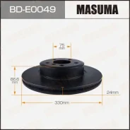���� ��������� BMW 5-Series Masuma BD-E0049 BDE0049 ����