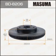 ���� ��������� 2�� Subaru Forester 2�� Masuma BD-8206 BD8206 ����