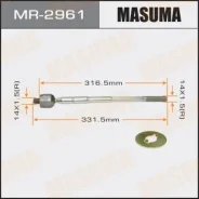 ������� ���� Masuma Toyota Corolla / AE10#, CE10#, EE10# 91-00 MR-2961 MR2961 ����