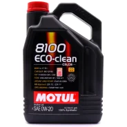 Motul 8100 Eco-Clean. 0W-20, �������������, 4��. ����