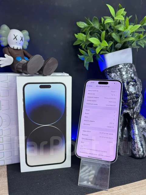 Apple iPhone 14 Pro Max. �/�, 256 ��, �����, 3G, 4G LTE, 5G, Dual-SIM ����