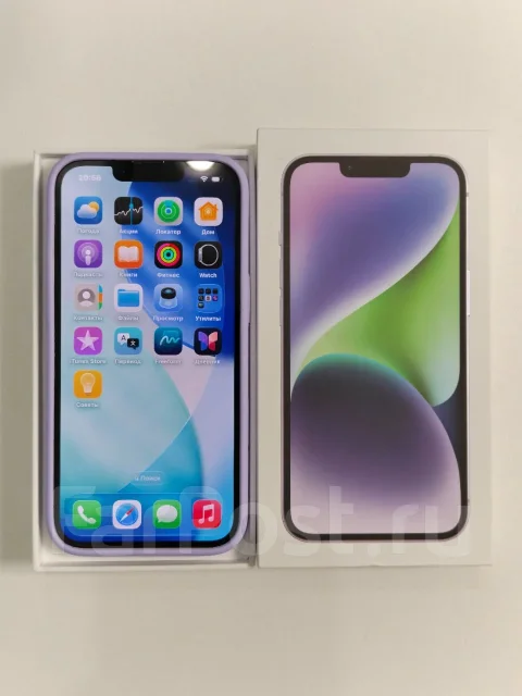 Apple iPhone 14. �/�, 256 ��, ����������, 3G, 4G LTE, 5G, Dual-SIM, ����������, NFC, ������� �������, ������������ ������� ����