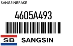 ������� ��������� SangsinBrake 4605A493 4605A493 ����