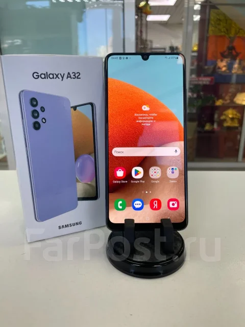 Samsung Galaxy A32. �/�, 128 ��, �������, 3G, 4G LTE, Dual-SIM ����