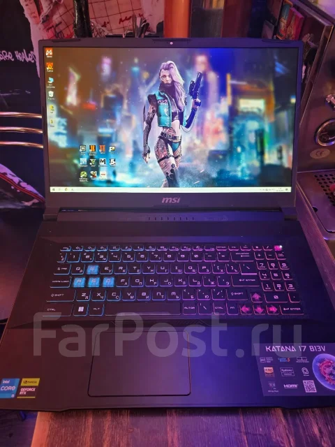 MSI Katana 17 B12VEK. 17.3", ��� 16 ��, ���� 512���, WiFi: 1, Bluetooth: 1, ����������� �� 4��. ����