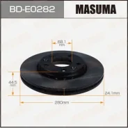 ���� ��������� Masuma, front Renault Duster I, Arkana 10- [��.2] Masuma ������� BD-E0282 | �������� �� ��, ������, 5 ����� | �������� �� 12 ��� | ����...