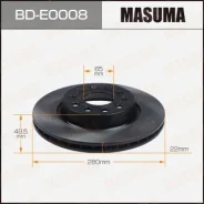 ���� ��������� Masuma, front Skoda YETI, Octavia 04- [��.2] Masuma ������� BD-E0008 | �������� �� ��, ������, 5 ����� | �������� �� 12 ��� | ������ �...