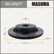 ���� ��������� Masuma, rear Infiniti QX70, Q50 / Y51, V37 Masuma ������� BD-2527 | �������� �� ��, ������, 5 ����� | �������� �� 12 ��� | ������ � ���...