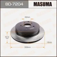 ���� ��������� Masuma, rear Suzuki Escudo, Grand Vitara / TDA4W [��.2] Masuma ������� BD-7204 | �������� �� ��, ������, 5 ����� | �������� �� 12 ���...
