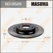 ���� ��������� Masuma, rear Mitsubishi ASX, Outlander / GA1W, GF8W [��.2] Masuma ������� BD-3526 | �������� �� ��, ������, 5 ����� | �������� �� 12 ��...