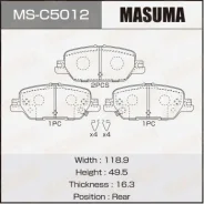 ������� �������� Masuma, NP8056, P28097 rear (1/12) Masuma ������� MS-C5012 | �������� �� ��, ������, 5 ����� | �������� �� 12 ��� | ������ � �������...