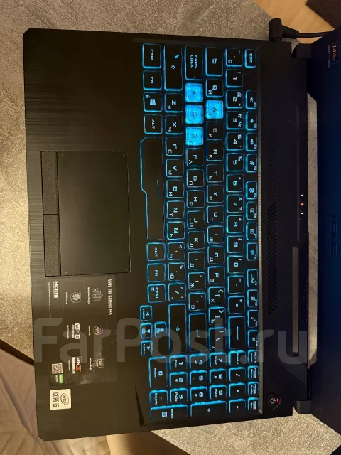 Asus TUF Gaming F15 FX506LI. 15.6", 2,5����, ��� 16 ��, ���� 512���, WiFi: 1, Bluetooth: 1, ����������� �� 12��. ����
