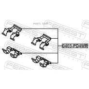 ��������� �������� ��� �������� ������� | ����/��� | Febest 0403-PD4WR 0403PD4WR ����