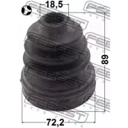 ������� ���� ���������� �������� 72.5x89x18.5 | ����/��� | Febest 0515-BKT 0515BKT ����