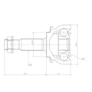 ���� ������� JETT V41-9386 TO091 25x55.6x26 V419386 ����