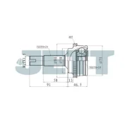 ���� ������� JETT V41-9152 ABS 19x58x24 TO072/73 V419152ABS ����