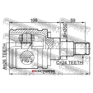 ���� ���������� 26x50x24 | ����� ��� | Febest 0111AZT250LH 0111AZT250LH ����