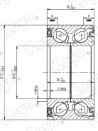 ��������� ������� DAC4072W-10CS74 ��� Suzuki �������� ������������� KOYO ������ 09267-40001 43440-68L10 43440-54G02 43440-54G01 1537 ST-43440-54G02 PB...