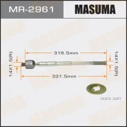 ���� ������� Toyota Corolla/RAV4/ 92- ���. /����. Masuma MR2961 MR2961 ����