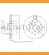 ���� ����. ���. ����. [283x26] 4 ���. Citroen Xantia 2,0/2,1/TD 06/95-04/03, Peugeot 406 1,9-3,0/HDI 11/95-12/04 52518, 186533, 22849O2, 2284902, 2284...