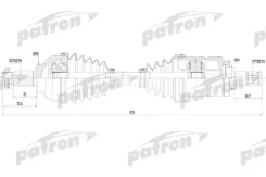 ������� ��� BMW: E46 2.5xi-3.0xd 00-05 Patron PDS4620 PDS4620 ����