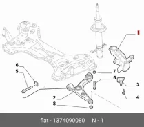 ����� �������� ����� Boxer/Ducato 06- Fiat/Alfa/Lancia 1374090080 ����