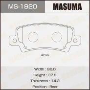 ������� ��������� �������� Masuma ������, �������� �� ��� (4 ��), ���. MS-1920 MS1920 ����