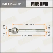 ���� ������� Masuma, ��� KIA Rio, ���. MR-K406R MRK406R ����