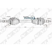 ������ � ����� Lexus RX 97-03 / Toyota Harrier (XU10) 97-03 (�������/ �����) SAT TO-5-012, ����� �������� TO5012 ����