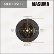���� ��������� Masuma (250�160�23�26.1��), ���. MBD059U MBD059U ����