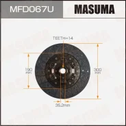 ���� ��������� Masuma (300�190�14�35.2��), ���. MFD067U MFD067U ����