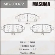 ������� ��������� �������� Masuma, ������, �������� �� ��� (4 ��), ���. MS-U0027 MSU0027 ����