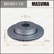 ���� ��������� Masuma, ������, ������/�����, ��� BMW X3, 1 ��, ���. BD-E0112 BDE0112 ����