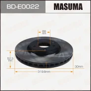 ���� ��������� Masuma, ��������, ������/�����, ��� Audi A5 / Q8, 1 ��, ���. BD-E0022 BDE0022 ����