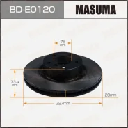 ���� ��������� Masuma, ��������, ������/�����, ��� BMW X3, 1 ��, ���. BD-E0120 BDE0120 ����